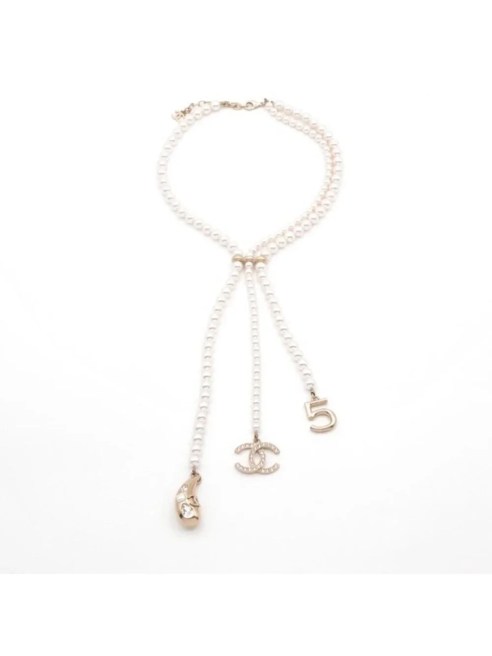 Chanel Choker Gold Rhinestone Coco Mark
